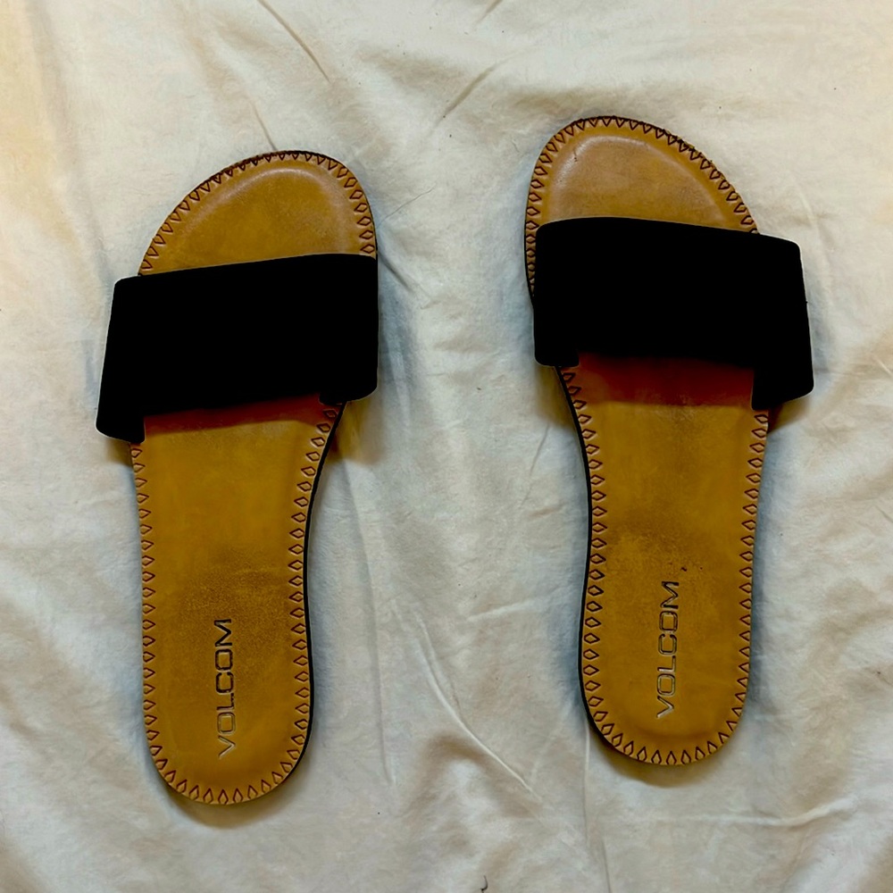 Cute slip on sandals.